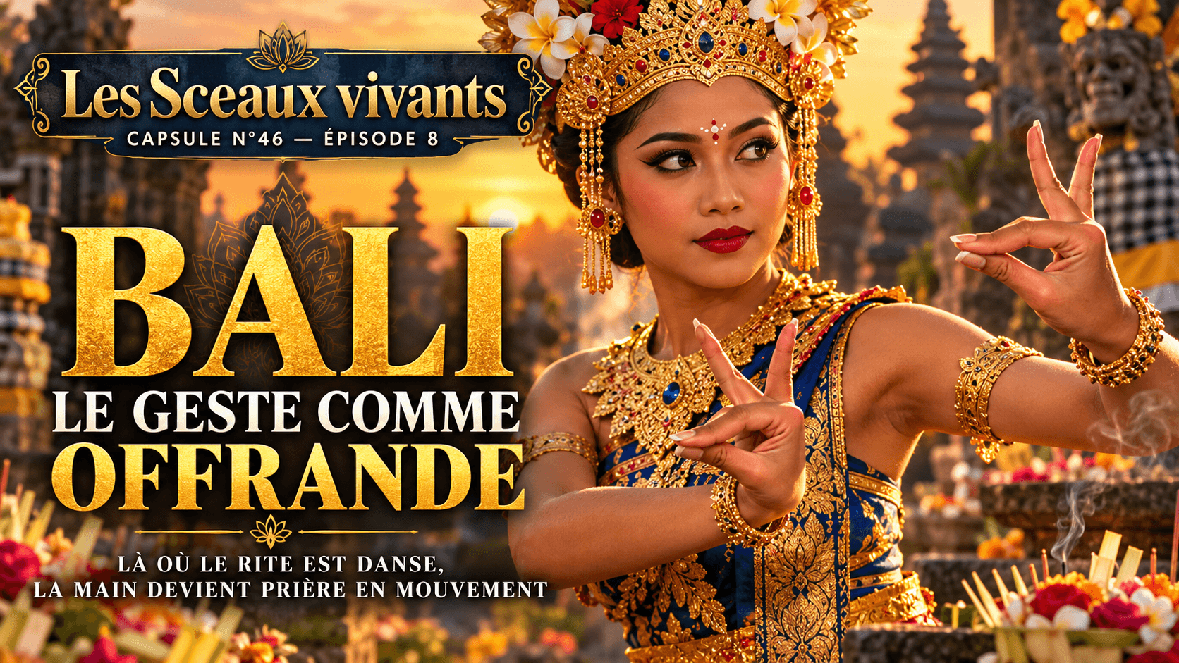Capsule n°46 — Danse balinaise : le geste comme offrande à Bali